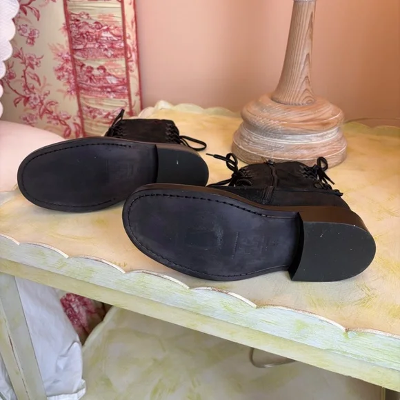 AF VANDEVORST SUEDE COMBAT BOOT - Picture 4 of 7